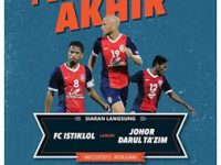 Live Streaming AFC Cup Final JDT FC vs FC Istiklol