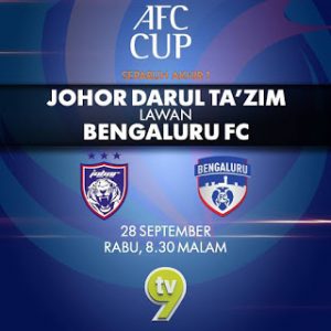 Live Streaming JDT vs Bengaluru FC 28.9.2016