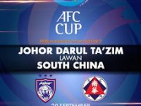 Live Streaming JDT vs South China 20.9.2016