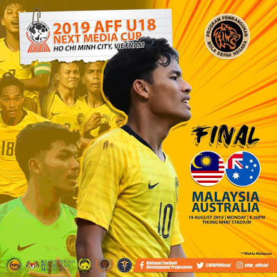 Live Streaming Malaysia U18 vs Australia U18 Final