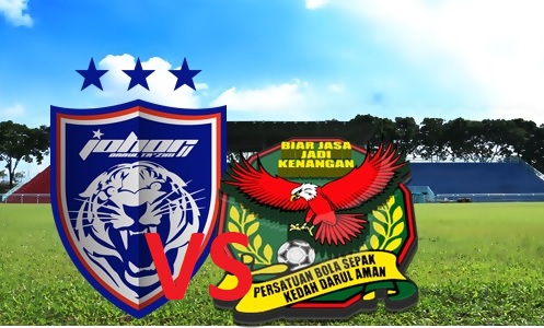 Live Streaming JDT vs Kedah Piala Sumbangsih 2020